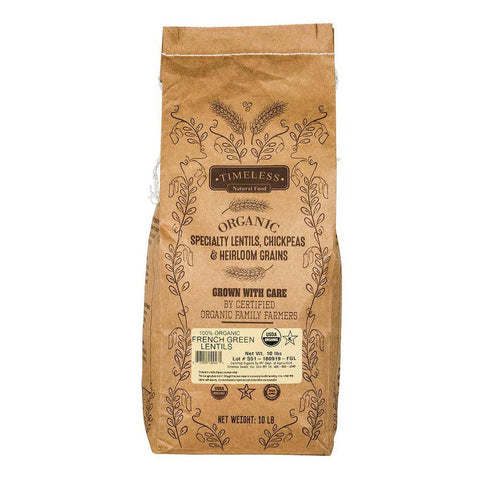 Organic French Green Lentils, $6.00/lb - Timeless