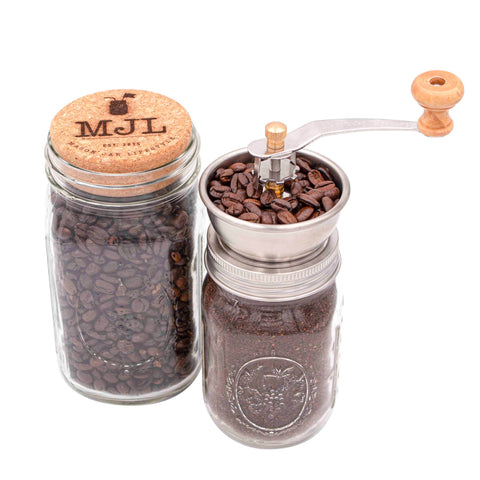Coffee and Spice Grinder Lid for Mason Jars - Mason Jar Lifestyle