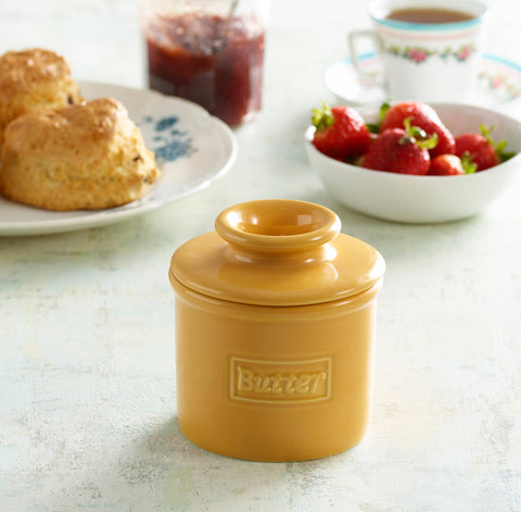 Butter Bell Crock - Cafe Golden Yellow - The Original Butter Bell® Crock