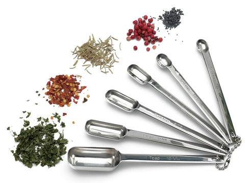 Spice Measuring Spoons, Set Of 6 - RSVP International
