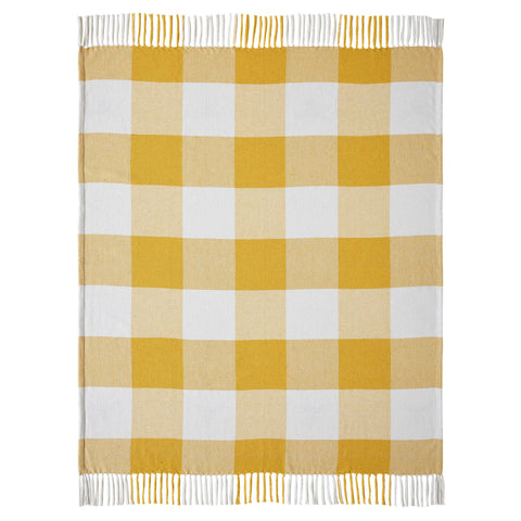 Buzzy Bees Woven Throw, 50x60 inch - VHC Brands