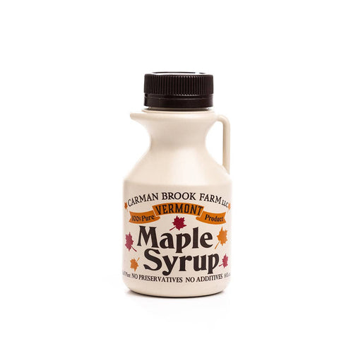 Vermont Maple Syrup: Amber Rich Taste/Table Syrup / Half Pint - Carman Brook Farm