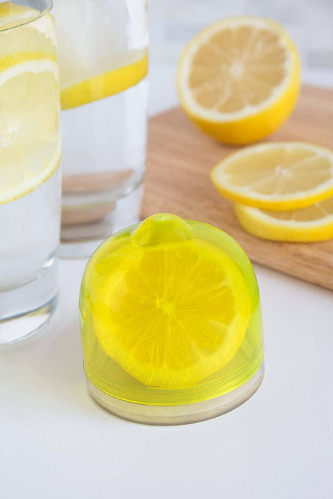 TULZ Lemon Save-A-Half, Yellow, 3"x3"x3" - Fox Run Brands