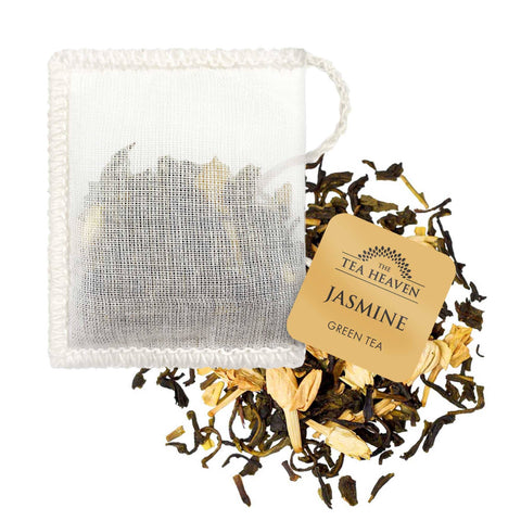 Jasmine Tea Canister, 15 bags - The Tea Heaven