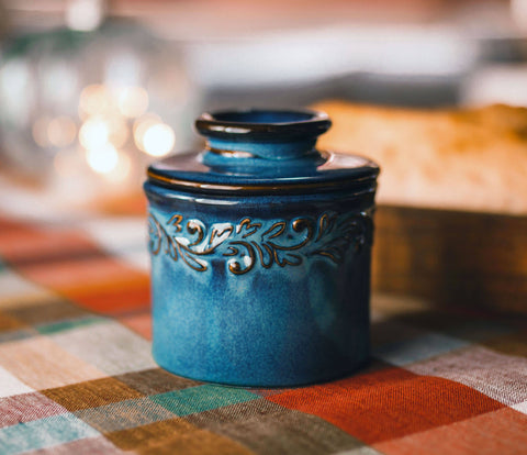 Butter Bell Crock - Antique Denim Blue - The Original Butter Bell® Crock