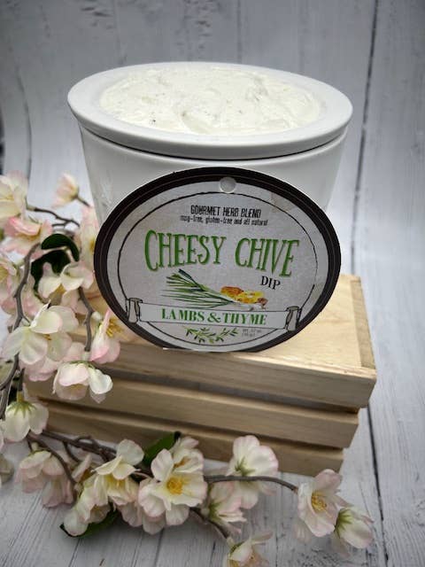 Cheesy Chive Dip - Lambs & Thyme