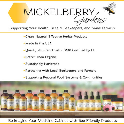 Raw Wildflower Honey, 20oz - Mickelberry Gardens