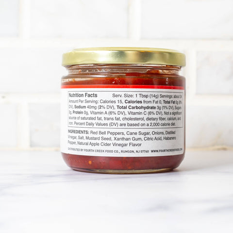 Red Pepper Relish, Hot, 12 oz - Fourth Creek Food Co.