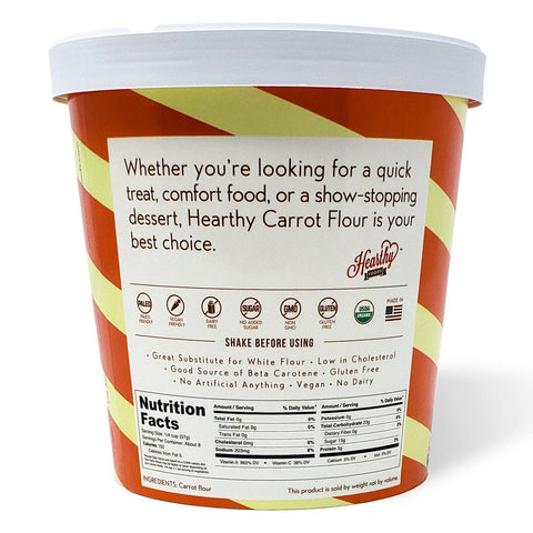 Carrot Flour, 16 oz - Hearthy Foods