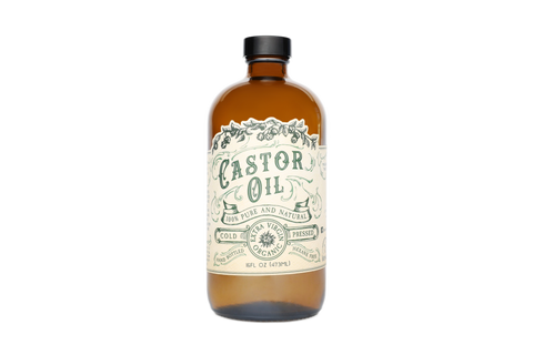 Organic Cold Pressed Castor Oil, 2 oz, Hexane Free USA bottled - Roots And Leaves