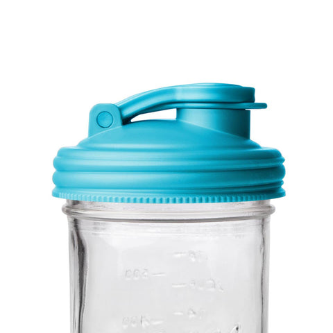 Mason Jars Lid POUR Carry Loop - Black / Wide Mouth - reCAP Mason Jars