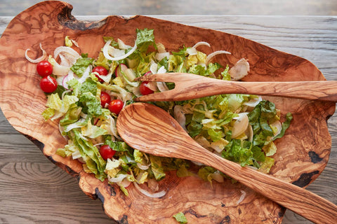 Italian Olivewood Root Salad Bowl: Medium - Verve Culture
