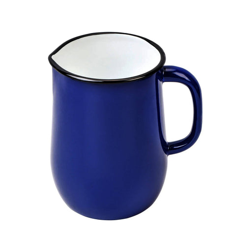 2.5L Valentine Blue Vintage Enamel Pitcher - STP