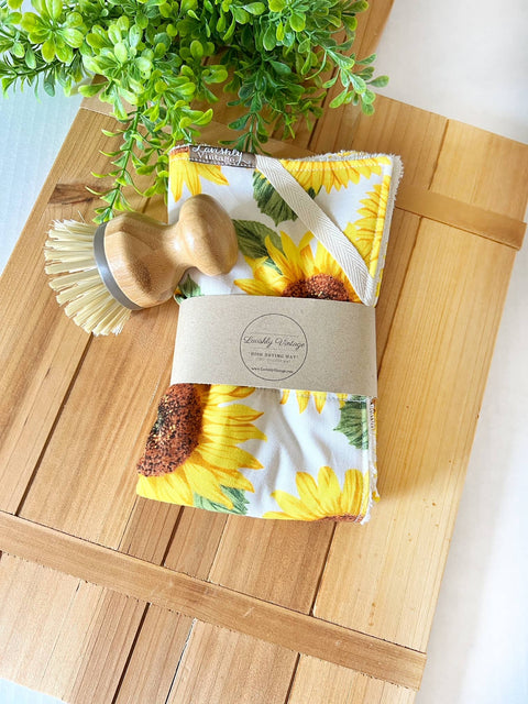 Large Sunflowers Drying Mat - Lavishly Vintage