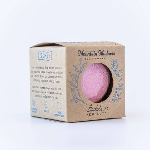 Goddess Bath Bomb - Mountain Madness Soap Co.