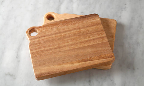 Ironwood Sandwich Boards, Acacia Wood, Set of 2, 7.75" x 6" - Fox Run Brands