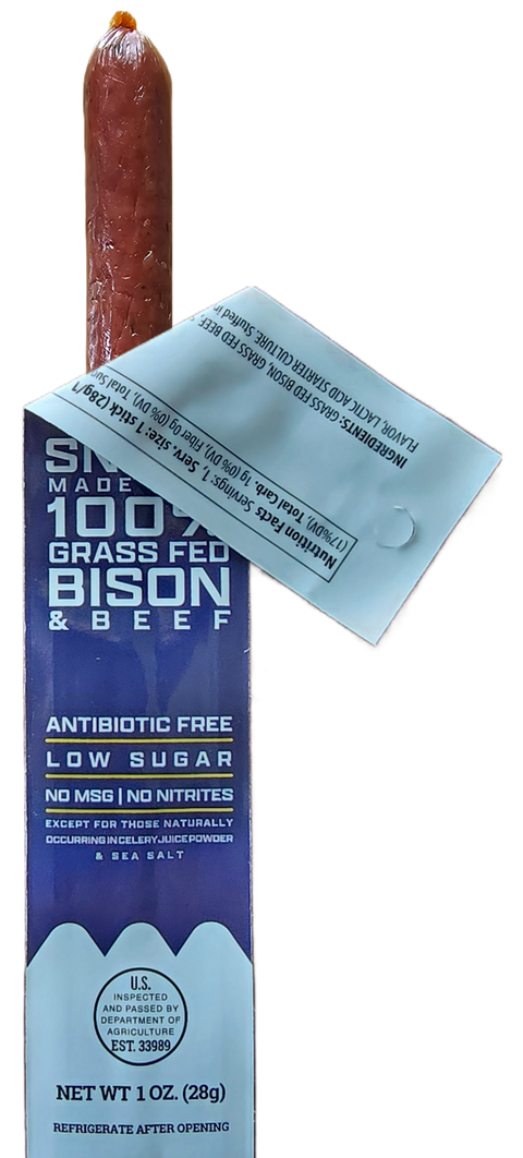 Grass Fed Beef Snack Sticks, 1 oz - APEX Wild Game