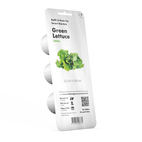 Green Lettuce Pods, 3-pack - Click and Grow