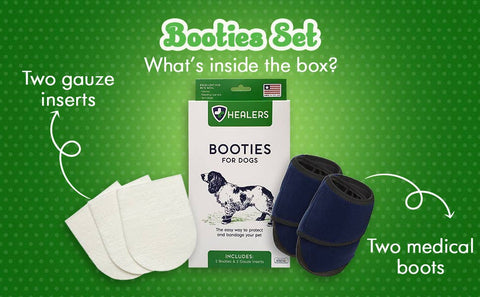 Healers Medical Booties: XL - Healers PetCare