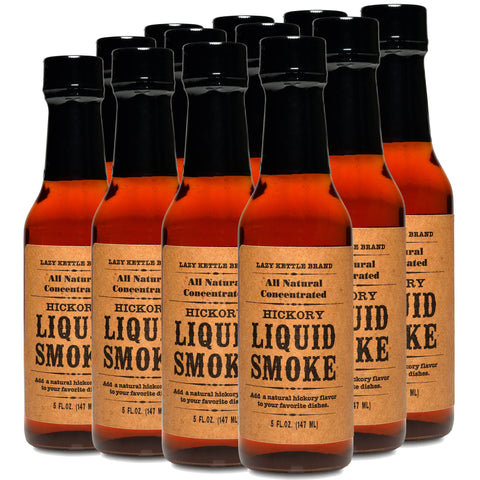 Lazy Kettle Brand All Natural Liquid Smoke - 5 oz (Golden West Specialty Foods)