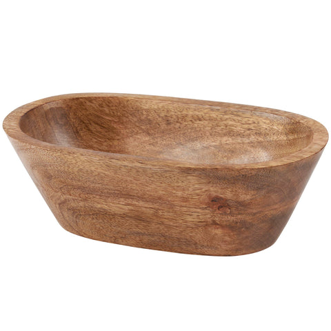 Oval Wood Bowl - Primitives by Kathy