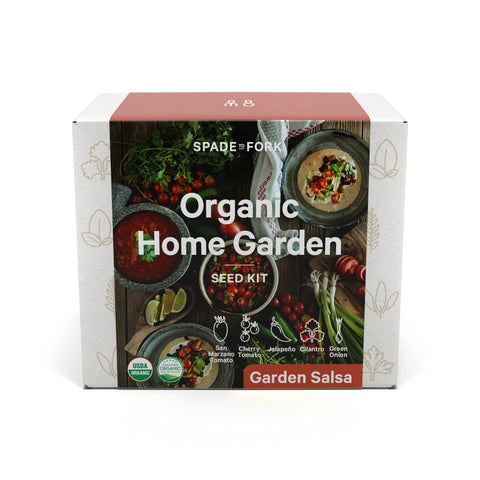 Organic Garden Salsa Growing Kit - Non-GMO - Spade To Fork