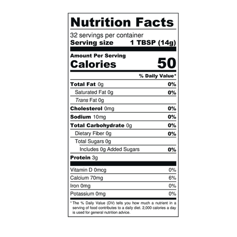 Beef Bone Broth Powder, 16 oz - Hearthy Foods