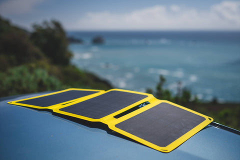 25W Portable Solar Charger + 2x 10k mAh Powerbanks - SunJack