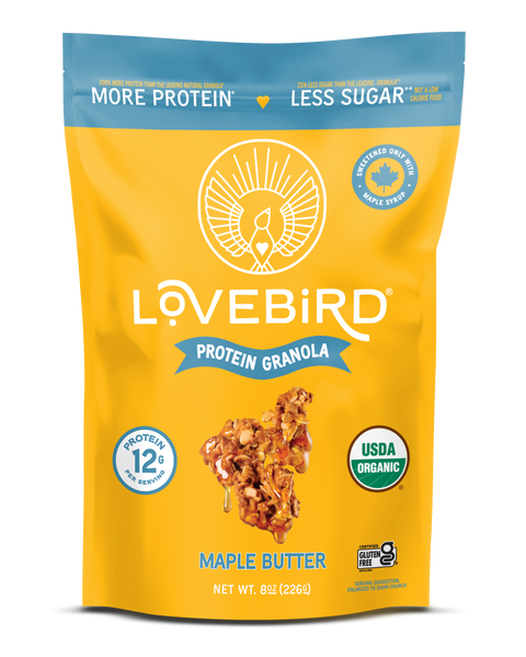 Organic Protein Granola, 8 oz - Lovebird Cereal