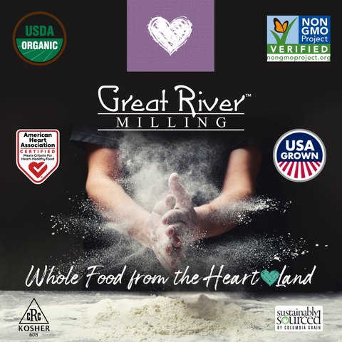 Organic 7 Grain Bread Flour 18oz - Great River Milling