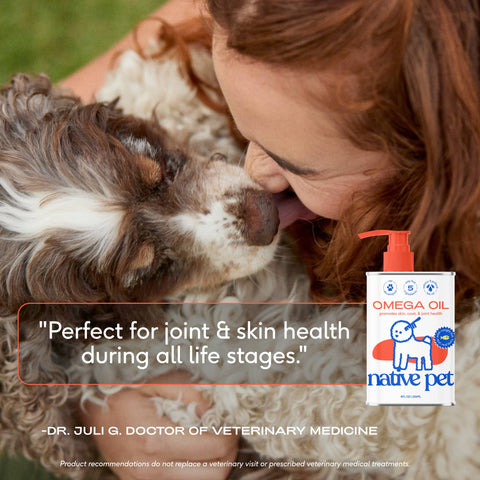 Omega-3 Fish Oil, Skin & Coat Health Supplement for Dogs: 8 oz - Native Pet