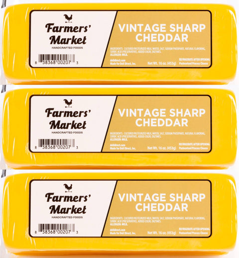 Vintage Sharp Cheddar 16oz Wisconsin Cheese, Shelf Stable - Merchandise Unlimited