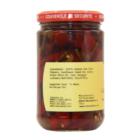 TuttoCalabria Whole Calabrian Chili Peppers | 10 oz.: Single jar (10 oz) - Wholesale Italian Food