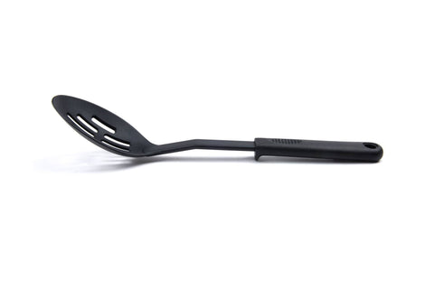 Nylon Slotted Spoon, Black, 12" - Fox Run Brands