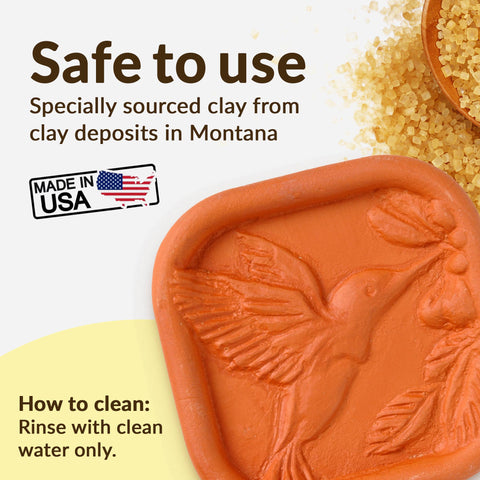 Brown Sugar Saver, Hummingbird - JBK Pottery