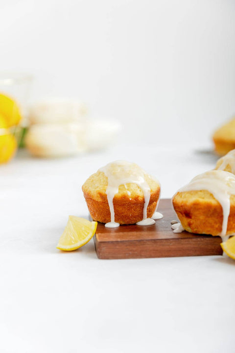 Lemon Muffin Mix: 18 oz Box - Lehi Mills