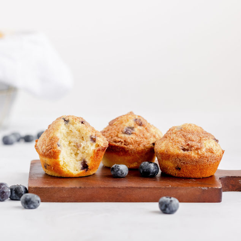 Blueberry Muffin Mix: 18 oz, Festive Cotton Bag - Lehi Mills