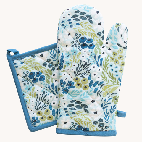 Waterfall Oven Mitt & Pot Holder - Elyse Breanne Design