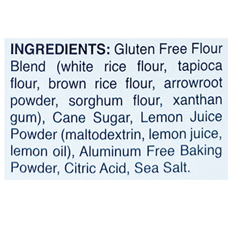 Lemon Pound Cake Mix, 18 oz - Namaste Foods