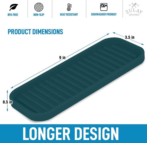 Silicone Sponge Holder for Kitchen Sink: Gray - Zulay Kitchen