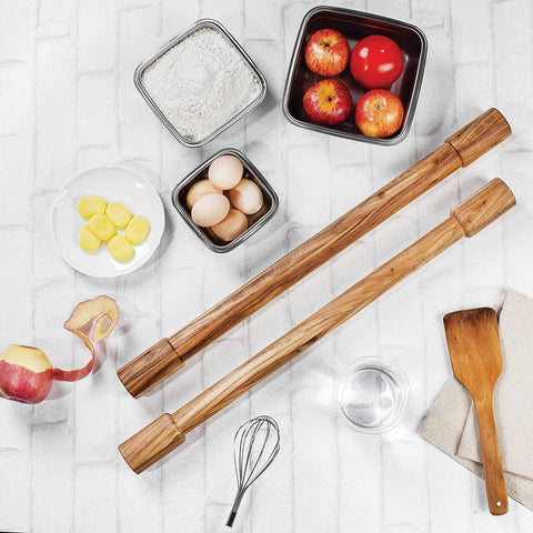 Ironwood Rolling Pins, Acacia, Set of 2, 24" - Fox Run Brands