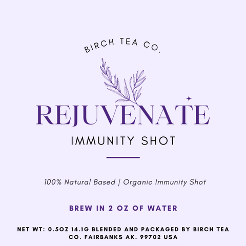 Immunity Shot - Herbal Organic Infused Immunity Shot - Birch Tea Co.