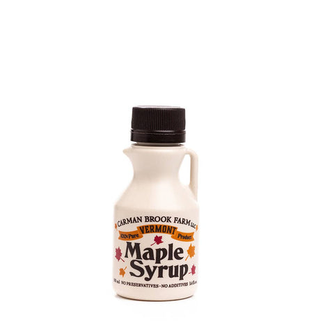 Vermont Maple Syrup: Amber Rich Taste/Table Syrup / Half Pint - Carman Brook Farm