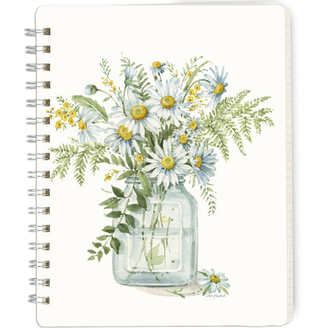 Daisy Spiral Notebook, 120 pgs - Primitives by Kathy