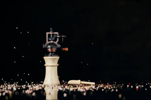 Salt Pepper Mill Grinders Salt And Pepper Shakers - Ashton: Robles Wood - Baroy