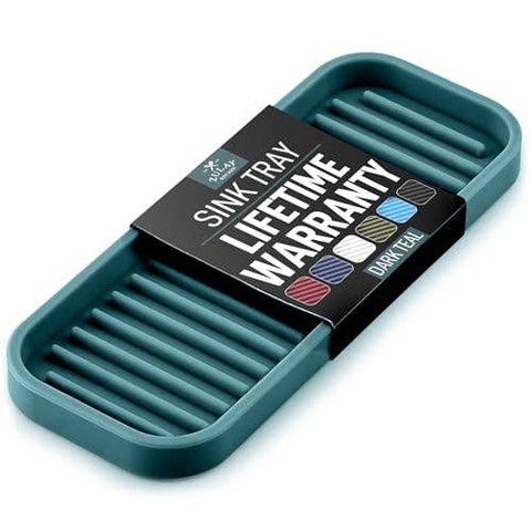 Silicone Sponge Holder for Kitchen Sink: Gray - Zulay Kitchen