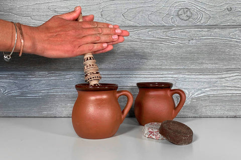 Mexican Hot Chocolate Mug - Set of 2, 14 oz - Verve Culture