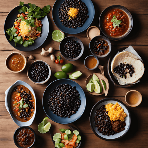 Organic Black Beans (1 Lb): 16oz - Great River Milling