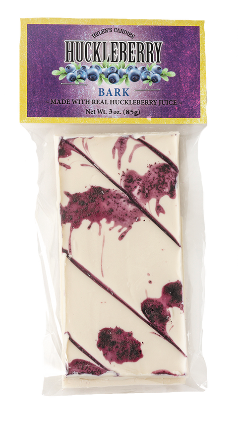 Wild Huckleberry Bark With Real Juice, 3 oz - Spokandy Chocolatier