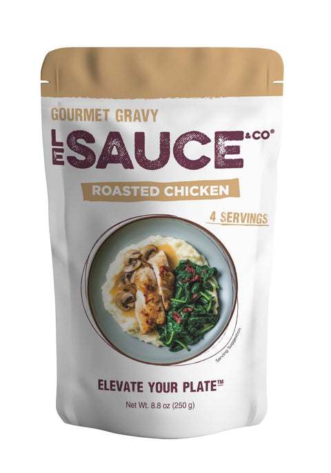 Roasted Chicken Gourmet Gravy, 4 Servings, 8.8 oz - Le Sauce & Co.